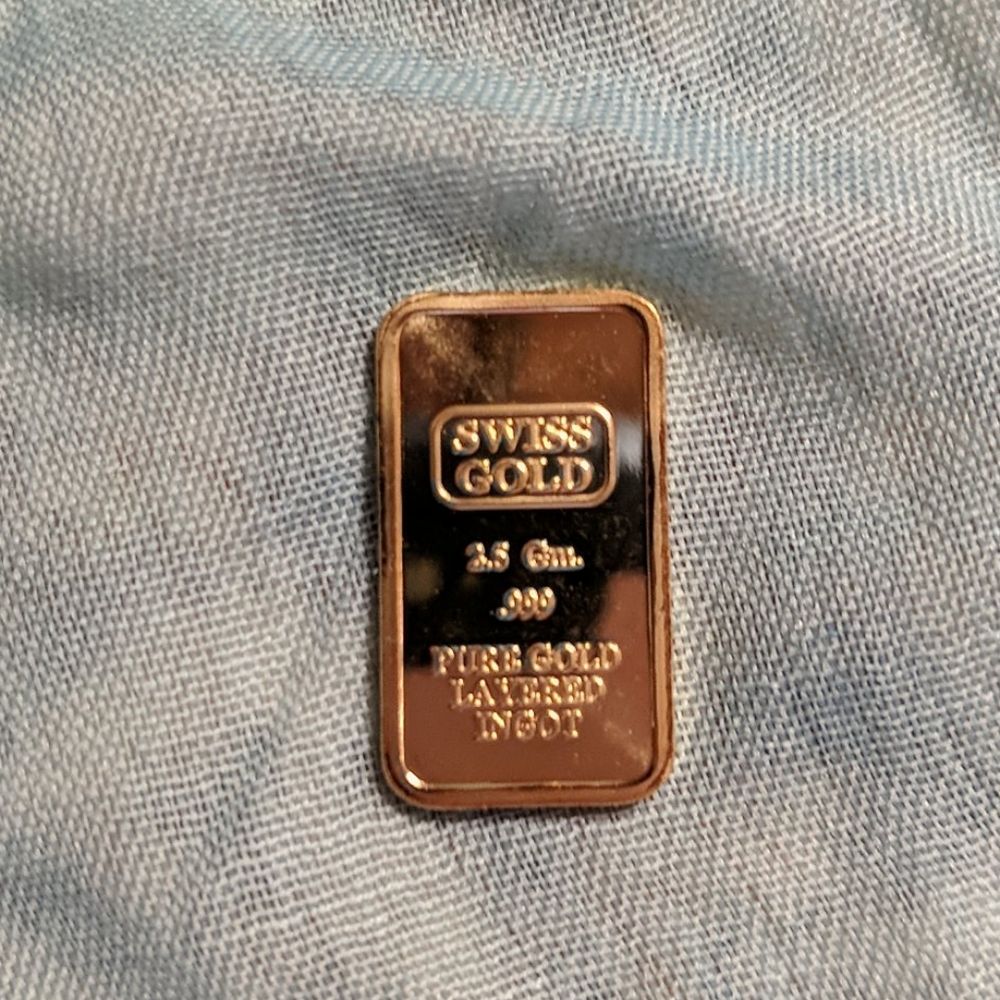 Genuin Swiss Ingot carat Gold